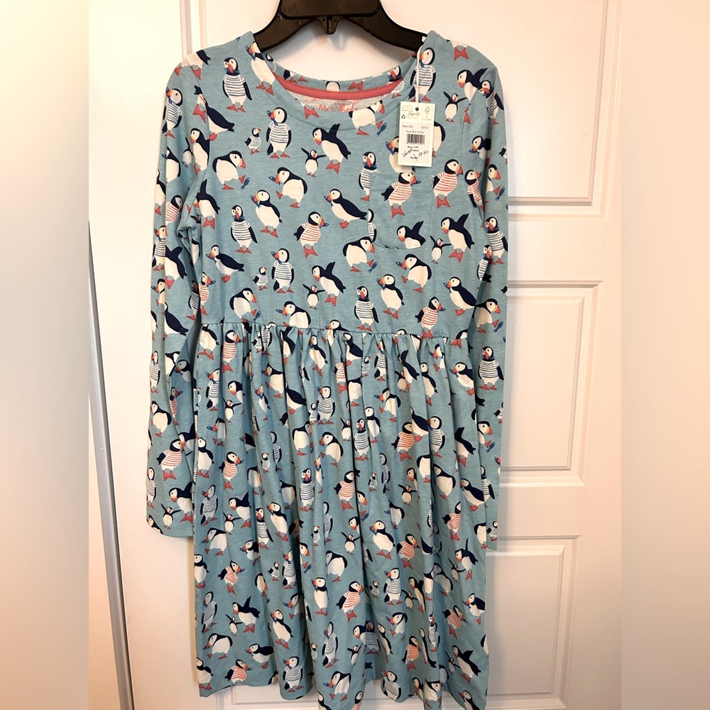 NWT Mini Biden Puffin Dress Sz 11-12Y